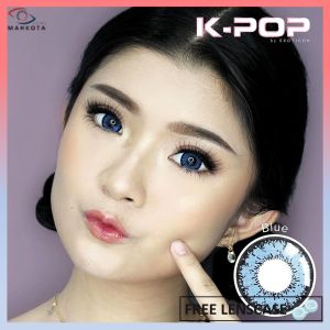 SOFTLENS X2 KPOP / K-POP NORMAL & MINUS (-0.50 S/D -6.00 BY EXOTICON DIA16MM BIG EYES FREE LENSCASE