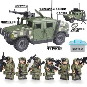 [1802 People Collection ] Military Third Party KSK Soldier Minifigure SAS Special Forces Russian Army Alpha Compatible Building Blocks Childrens Toys
