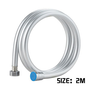 2 Meter PVC Flexible Shower Tube Anti Winding Shower Tube Explosion-Proof Shower Hose GI/2