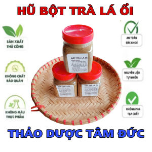 hũ 1kg bột trà lá ổi sấy khô