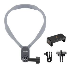 100% ASLITELESIN Magnetic Neck Holder Mount for Phone / GoPro HERO 12 11 10 9 8 7 6 5 / Insta360 ONE RS / DJI OMSO ACTION Camera