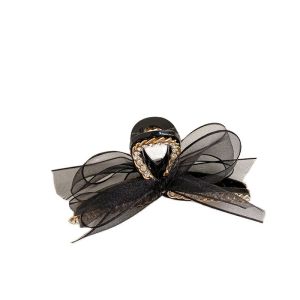 CINDYHOME Chain Rhinestone Bow Hairpin Hair Clip Hair Accessories Y