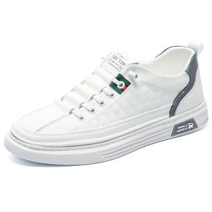 Techdoo Sepatu Sneakers Tali Trendy Sepatu Pria Fashionable Sepatu Cowok Casual Sepatu Santai MC461