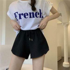 IEF Womens shorts Fitness Running Shorts Loose casual oversize wide leg high waist a-line sweat pants