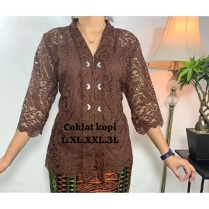 ATASAN BLUS RENDA sity PREMIUM/ATASAN SEMI KEBAYA WANITA VIRAL MODEL TERBARU