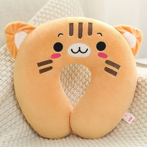 หมอนรองคอ30x3หมอนรองลายการ์ตูนรูปสัตว์หมอนรองคอโฟมจำรูป0ซม. หมอนเด็กๆแบบพกพาเดินทางยืดหยุ่นรูปตัวยู