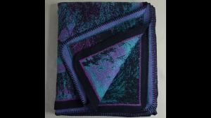 In Stock Forest Travel Shawl Autumn and Winter Cashmere-like Ginkgo Leaf Knitted Scarf Split Cloak Robe Outer Wear