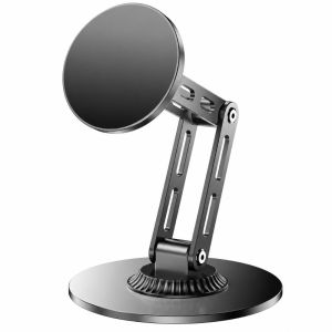 MADEWITH Portable ic Desktop Phone Stand Rotatable Adjustable Desk Phone Mount High Quality Metal Foldable Phone Holder