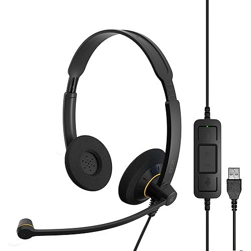 Sennheiser SC 60 USB ML entry class both ear USB headset the call