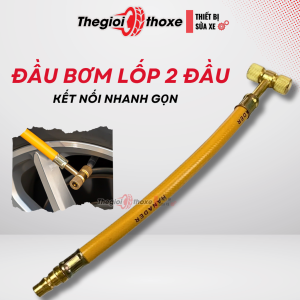 Đầu vòi bơm xe máygắn trực tiếp vào dây hơi không dùng đồng hồ | Thế Giới Thợ Xe
