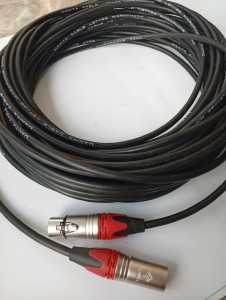 LENGKAP JECK CANKABEL MIC MAKITAON XLR ( GEISLER ) 5/10/15/20/25/30METER