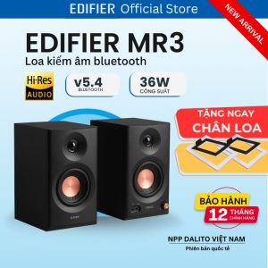 Loa Edifier MR3 kiểm âm bluetooth v5.4 Hires Audio Công suất 36W Chế độ Làm nhạc và Giải trí | Bảo hành 12 tháng