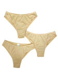 Value pack of 3 - High leg cheeky panties - Siris by Nature