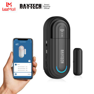 DAYTECH Tuya Smart WiFi Wireless Doors Windows Security Entry Alarm System Smart Security Alarm System Alexa Google Home APP Open/Closed Sync Status Send Notification TY-DA08