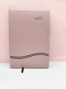 (On Hand) 2027 A5(25k) PLANNER DIARY PLANNER HARDBOUND COMPLETELY DATE/PU Notebook Diary Planner MONTH NOTE
