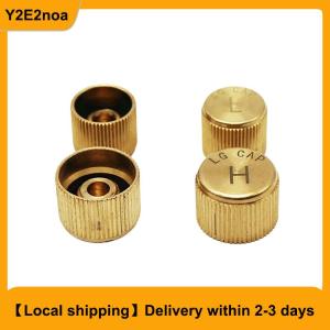 【Local shipping】 Car Air Conditioner Refrigerant Dust Cover Valve Core Caps High Low Side Port Cap Auto High Low Pressure Caps Accessories