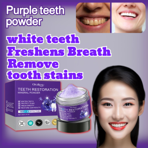 【Periodontal Health Restoration】Purple Mineral Tooth Powder for Tooth Restoration