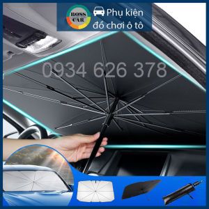 Ô dù gấp gọn che nắng kính lái ô tô  thiết bị chắn nắng kính lái Densu xe hơi bảo vệ nội thất oto chống nắng chống tia UV hiệu quả dù che nắng kính lái xe hơi chống nóng bảo vệ nội thất xe khi đỗ trời nắng
