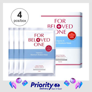 [SG Official Distributor]FOR BELOVED ONE - Taiwan 4 Pcs/Box Vitamin A Maximum Moisture Mask Hydrate after Skin Renewal