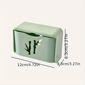 Punch-free Soap Box Wall-mounted Household Drain Storage Bathroom Toilet Soap Rack Soap Holder Organizer Soap Dispenser Bathroom Accessories