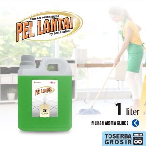 Pembersih Lantai Super Pel Wangi 1 Liter / Cairan Pembersih Lantai Aroma Wangi Segar kemasan 1 Liter Jerigen