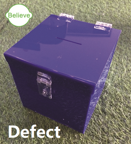 【Clear Stock】Transparent Clear Acrylic Donation Box Money Bank Box ...