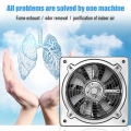 Stainless Steel Exhaust Fan Ventilation Range Hood For Kitchen Sale 6/12inch Exhaust Fan For Room Bathroom Kitchen Industrial Exhaust Fan Heavy Duty Wall mounted Ceiling mounted Aluminum foil telescopic pipe. 