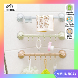 Thanh 6 Móc Dán Tường Hút Chân Không ANHOME Tiện Lợi Móc Treo Đồ Nhà Bếp Nhà Tắm Dán Tường