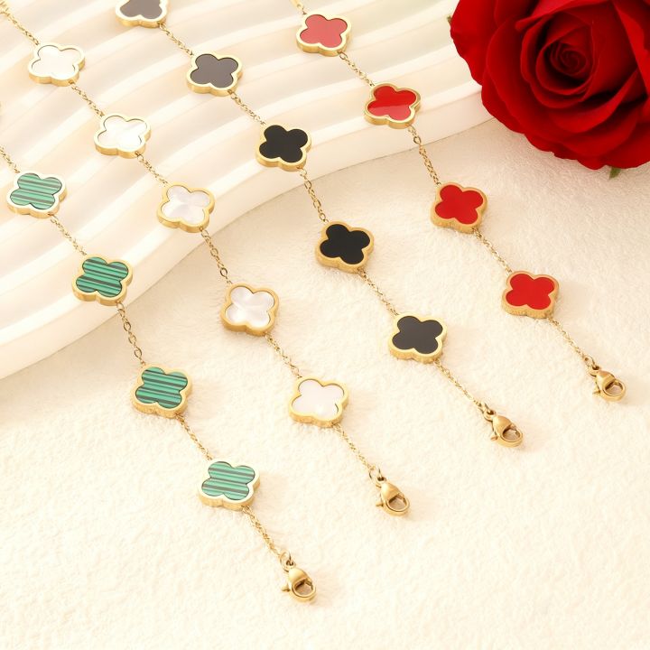 18k%20Gold%20Bracelet%20Woman%20Non%20Fading%20Pawnable%20Fashion%20Bracelet%20Four%20Leaf%20Clover%20Lucky%20Charm%20Bracelet%20-%20Image%209