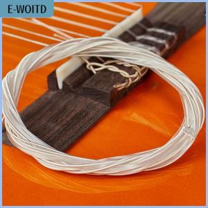 【E-WOITD】 6pcs Guitar Strings Nylon Silver Strings Set for Classical Classic Guitar