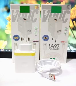 Charger OPP A97 80W Super Vooc Fast Charger Support Fast Charging