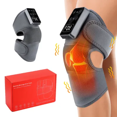 Máy mát xa bảo vệ đầu gối điện không dây 3 độ rung 5 mức độ sưởi ấm Nén ấm Hỗ trợ xoa bóp khuỷu tay khớp nẹp khớp khuỷu tay Đệm sưởi đầu gối Massage nhiệt Hỗ trợ đầu gối để giảm đau Viêm khớp Thư giãn cơ bắp