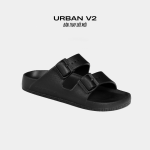 Dép Nhựa EVA URBAN VER.2 Hai Quai Ngang Chống Trượt Nam Nữ Đúc Có Khoá Cài Êm Chân | MIDORI FOR MAN