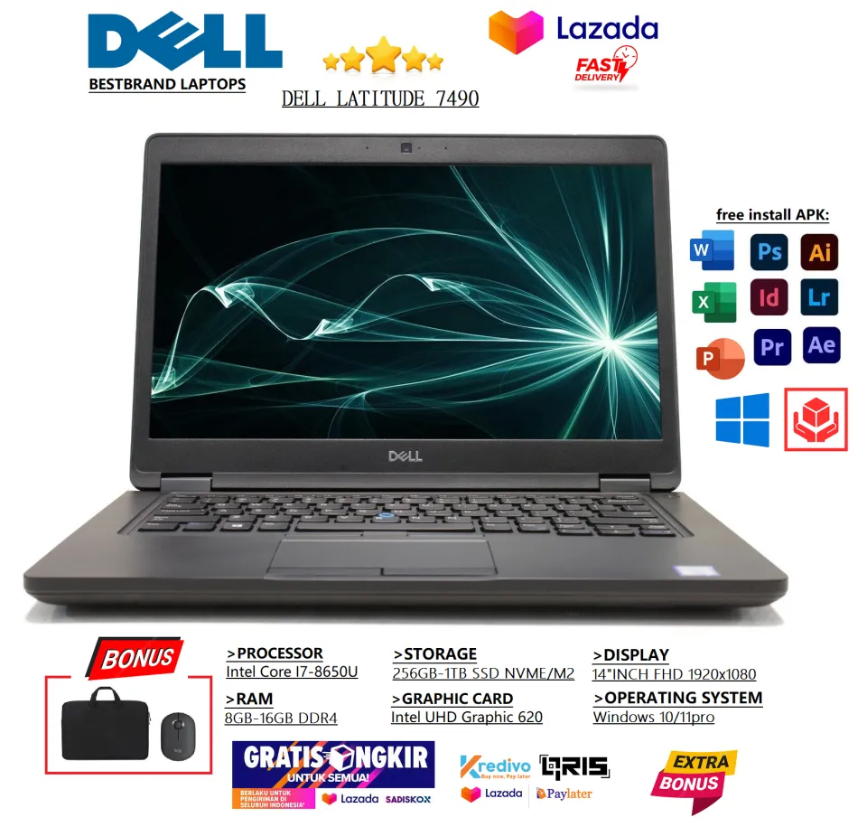 Dell Laptop Dell Latitude 7490 I7 16gb 512gb Jual Dell Latitude