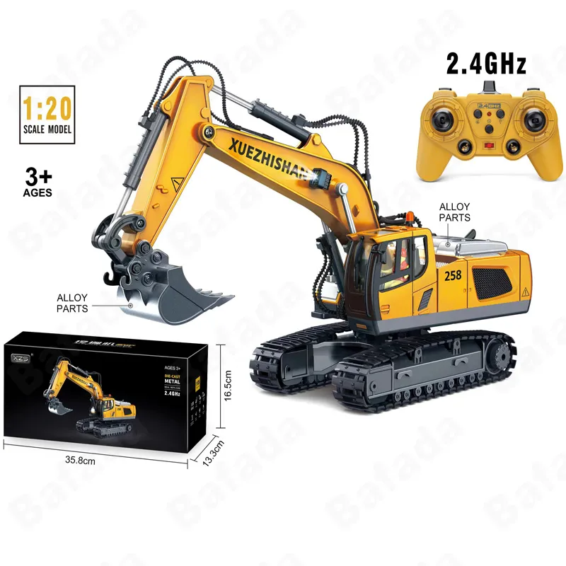 Bafada 1:20 High Simulation Remote Control Excavator RC Crawler
