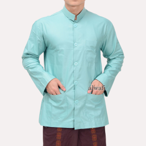 Koko Haibah Habaib Habib Saku Depan | Baju Koko Pria Dewasa Lengan Panjang Katun 0002