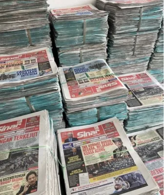 【GW】🔥NEW & CLEAN🔥 1KG± SURAT KHABAR LAMA BM 1KG± OLD NEWSPAPERS BM