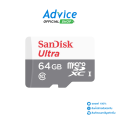 Micro SD 64GB SanDisk Ultra SDSQUNR-064G-GN3MN (100MB/s,). 
