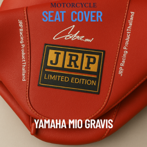 YAMAHA MIO GRAVIS  MOTORCYCLE SEAT COVER COLOR RED LIMITED EDITION LIHA TEXTURE