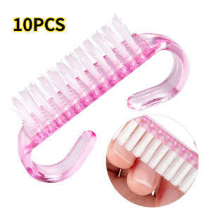 10pcs Sheep Horn Brush Nail Brush Nail Art Manicure Pedicure Soft Remove Dust File Tool Cleaner Art Manicures Care Tool