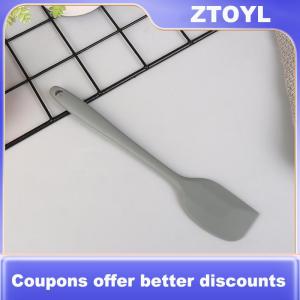 【ZTOYL】 1 cái thìa Silicone cấp thực phẩm để nướng bánh không dính chịu nhiệt nấu ăn thìa liền mạch máy rửa chén an toàn
