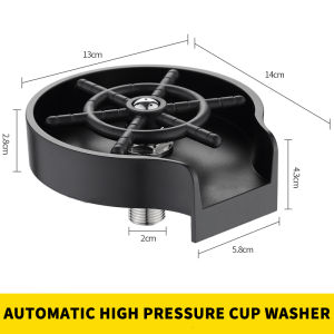 Kitchen Sink Glass Rinse Faucet Automatic Cup Washer Bar Glass Washer Cup Cleaning Tools Sink Accessories