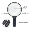 Kính Lúp Cầm Tay Ống Kính Cực Lớn 90Mm 120Mm 138Mm, Kính Lúp Chiếu Sáng Với 10 12 Đèn LED Reading Magnifying Glass. 