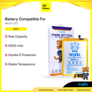 WIXEL Baterai BN5K for XiaoMi Redmi 12C Real Capacity Batre Batrai Battery Batrei Double Power Ori Original High Dual BN 5K