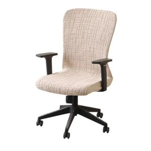 MYHAUL Jacquard Pattern Office Chair Cover Soft Stretchable Dining Chair Cover Modern Thickened Restaurant Stool Cover Home Decor