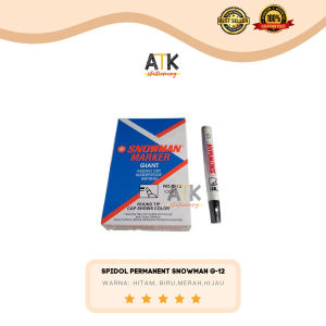 Spidol Permanent Marker G-12 Snowman atk