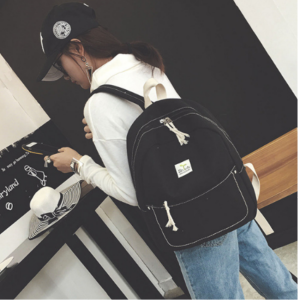 Ba Lô nữ Canvas nữ Sinh Phong Cách Hàn Quốc  208069 2(đỏ)