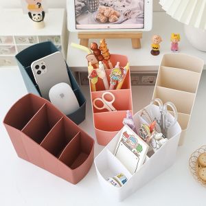 Rak Mini Sekat Pensil Bahan Plastik Rak ATK Meja Kantor Sekat Kotak Penyimpanan Alat Tulis Serbaguna