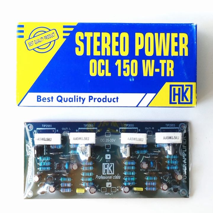 Kit Power Amplifier OCL 150Watt tanpa Transistor HK | Lazada Indonesia