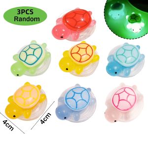 3Pcs Creative Luminous Turtle Glow in The Dark Phone Holder Stand Phone Back Hoder Foldable Ring Mobile Accessories